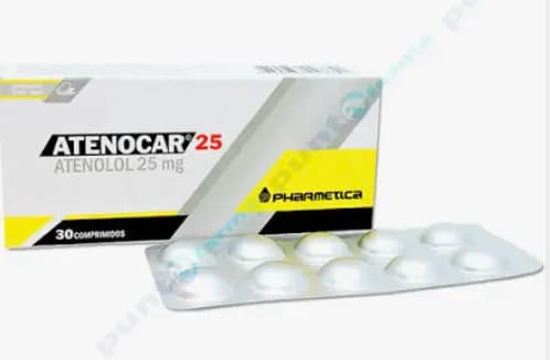 ATENOCAR 25 MG 30 COMP